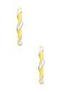view 3 of 3 Obsession Twist Earrings in Limoncello
