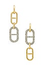 view 1 of 3 Xtra Pill Earrings in Gold