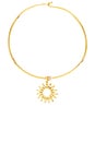 view 1 of 3 COLLIER RAS DU COU DESERT in Gold