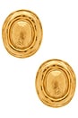 view 1 of 2 PENDIENTES VISTOSOS HOT in Gold