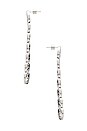 view 2 of 3 Chain Link Earrings in Silver
