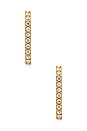 view 2 of 4 Slay Earrings in Gold