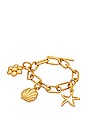 view 1 of 2 Capri Charm Bracelet in Gold