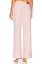view 3 of 4 PETA ワイドレッグデニム in Powder Pink