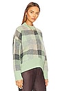 view 2 of 4 MARY セーター in Sea Green Check
