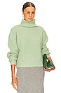 view 1 of 4 Natalie Knit Sweater in Smoke Green