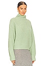 view 2 of 4 Natalie Knit Sweater in Smoke Green