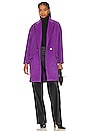 view 1 of 4 Oversized Wool Coat in Amaranth Purple