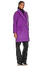 view 3 of 4 Oversized Wool Coat in Amaranth Purple