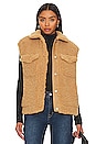 view 1 of 5 Coco Faux Fur Vest in Camel