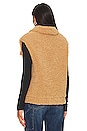 view 4 of 5 Coco Faux Fur Vest in Camel