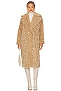 view 2 of 4 Shaggy Faux Fur Jacket in Camel