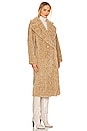 view 3 of 4 Shaggy Faux Fur Jacket in Camel