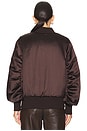 view 4 of 5 Isy Satin Bomber in Mocha