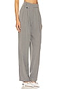 view 2 of 5 Serena Tailored Pant in Grey Pin Stripe