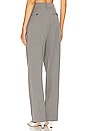 view 3 of 5 Serena Tailored Pant in Grey Pin Stripe