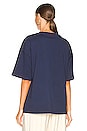 view 3 of 4 Collegiate Logo Tee in Navy