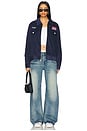 view 5 of 5 Chainstitch Patch Jacket in Navy