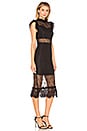 view 2 of 3 Lace Midi Dress in Black