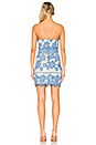 view 3 of 3 Crochet Lace Border Dress in Ocean Blue