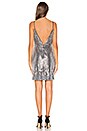 view 3 of 4 Sequin Mini Dress in Silver