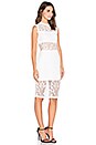 view 2 of 3 Lace Midi Dress in White