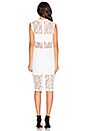 view 3 of 3 Lace Midi Dress in White