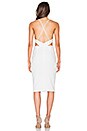 view 3 of 3 Cutout Woven Dress in Off White