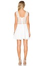 view 3 of 3 Sleeveless Fit & Flare Mini Dress in Off White