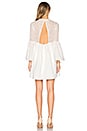 view 3 of 3 Flare Sleeve Lace Mini Dress in Off White
