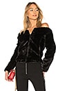 view 1 of 4 Faux Fur Jacket in Black