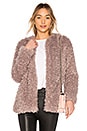 view 1 of 4 Faux Fur Jacket in Dusty Lavender