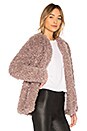 view 2 of 4 Faux Fur Jacket in Dusty Lavender