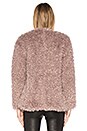 view 3 of 4 Faux Fur Jacket in Dusty Lavender