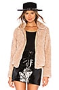 view 1 of 4 Teddy Bear Bomber in Beige
