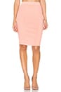 view 1 of 4 Knit Midi Skirt in Nude Pink