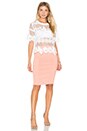view 4 of 4 Knit Midi Skirt in Nude Pink