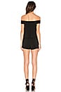 view 3 of 3 Off the Shoulder Romper in Black