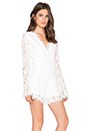 view 2 of 4 Lace Romper in Off White