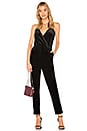view 1 of 4 Velvet Jumpsuit in Black