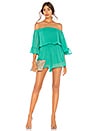 view 1 of 3 X REVOLVE Ruffle Sleeve Romper in Jade