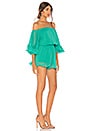 view 2 of 3 X REVOLVE Ruffle Sleeve Romper in Jade