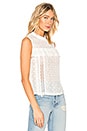 view 2 of 4 Sleeveless Lace Top in Off White