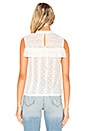 view 3 of 4 Sleeveless Lace Top in Off White