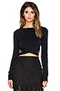 view 1 of 4 Partner in Crime Crop Top in Black
