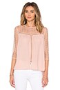view 1 of 4 Lace Up Back Top in Nude Pink