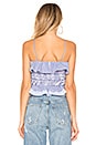 view 3 of 4 Smocked Ruffle Top in Powder Blue