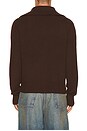 view 2 of 4 Knit Zip Up Jacket in Hickory