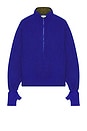 view 4 of 4 Shell Fleece in Cerulean