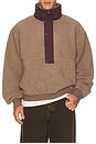 view 1 of 4 System Half Zip Fleece in Brown